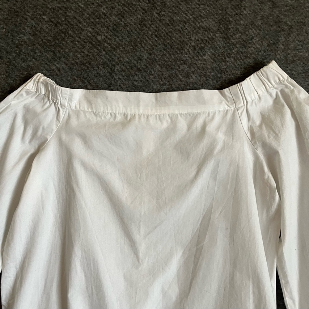 Free People Cotton Off the Shoulder Top - Picture 3 of 8